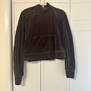 Lulu lemon limited edition Corduroy scuba Hoodie in brown.